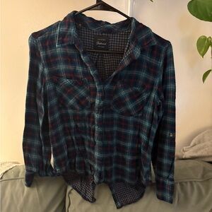 Jachs Blue and Red Plaid Shirt